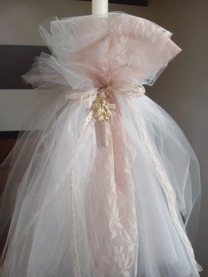 Baptism candle girl 7